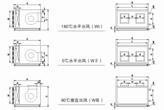 bfp-w卧式新风机组